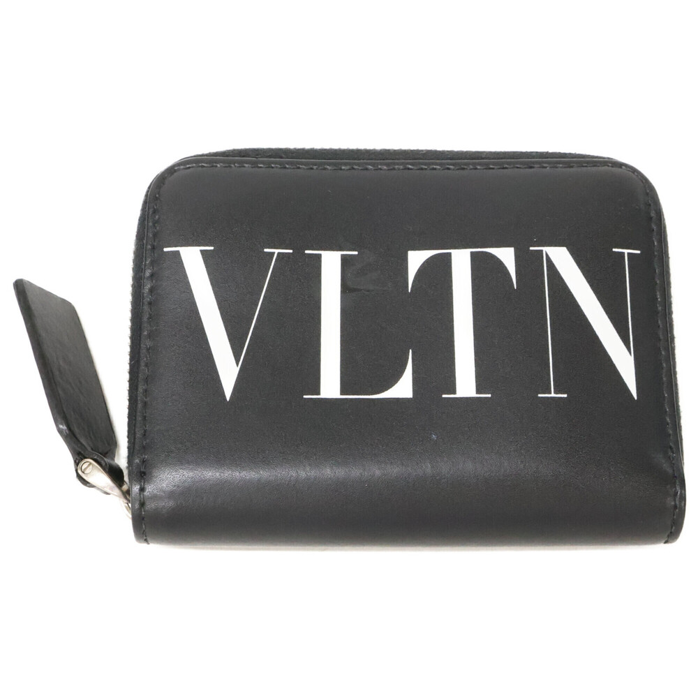 VALENTINO VLTN Fluorescent Neck Holder Wallet, Black, Men's
